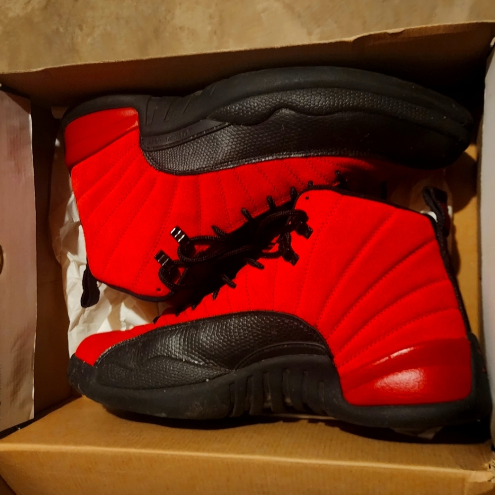 Jordan 12 Reverse Flu Game